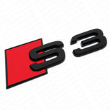 Audi S3 Gloss Black Rear Letter Tail Nameplate Trunk Emblem Badge Sport Sline