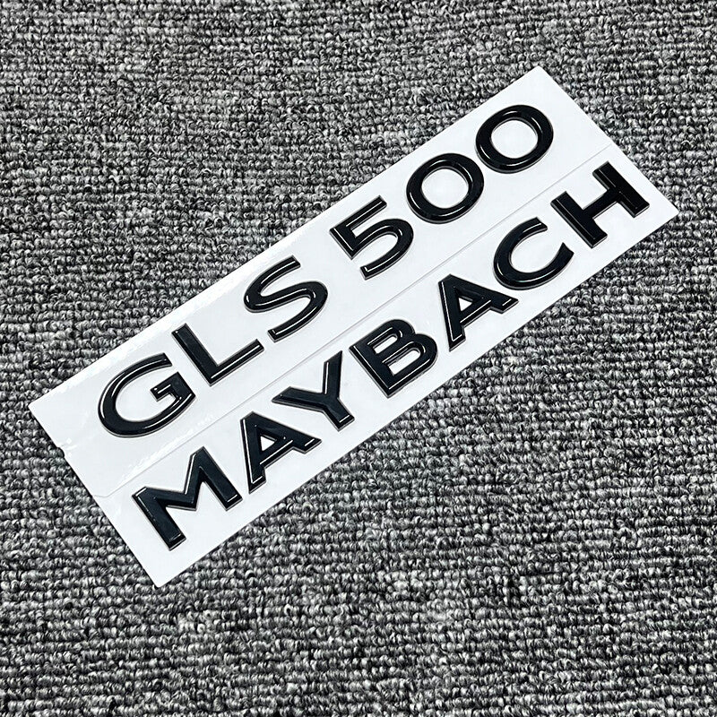 Gloss Black FOR GLS500 MAYBACH BLACK REAR TRUNK NAMEPLATE EMBLEM BADGE DECAL NEW