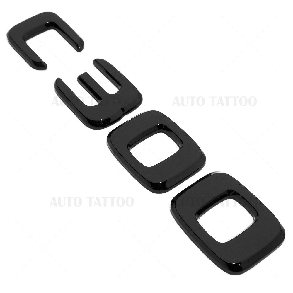 17-21 C300 Emblem Trunk Lid Letter Logo Nameplate Badge Decorate AMG Gloss Black