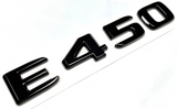 E450 BLACK FOR MERCEDES REAR TRUNK EMBLEM BADGE NAMEPLATE DECAL LETTER NUMBER