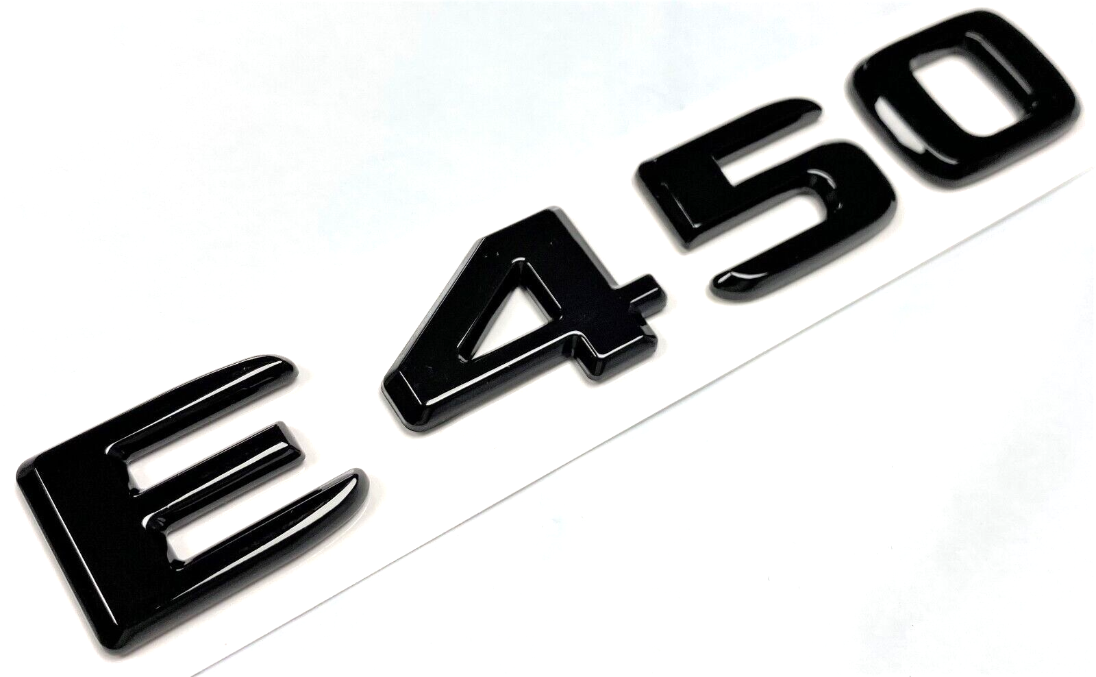 E450 BLACK FOR MERCEDES REAR TRUNK EMBLEM BADGE NAMEPLATE DECAL LETTER NUMBER