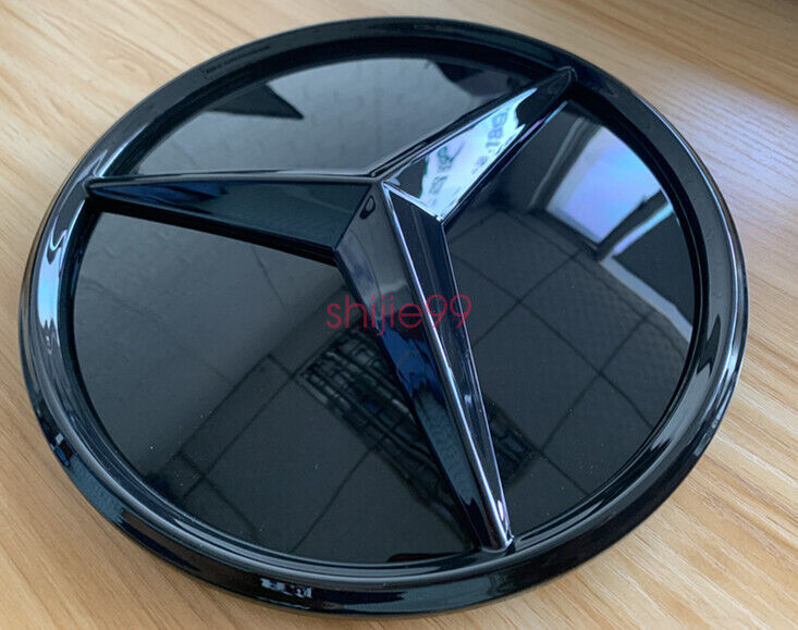 Glossy Black Front Grille Star Emblem Logo For Mercedes Benz GLC GLE-Class 2020