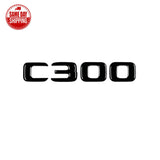 C300 AMG 4MATIC Rear Star Emblem Black Letter Badge Set for Mercedes W204 2015