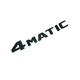 3pcs S550 4MATIC Rear Star Emblem Gloss Black Letter Badges For MB W221 Sedan