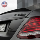 17-20 E63 S AMG Letter Emblem 3D Trunk Logo Nameplate Badge Decorate Blackout