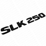 12-14 SLK 250 AMG Letter Emblem Trunk Logo Nameplate Badge Decorate Sport Black