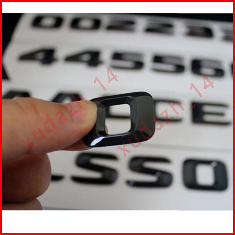 Black C43+AMG+STAR Rear Star Badge Emblem for Mercedes-Benz C-Class W205 4DR