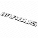 Brabus Emblem 3D Trunk Logo Nameplate Badge Letter Mercedes AMG Sport - Chrome
