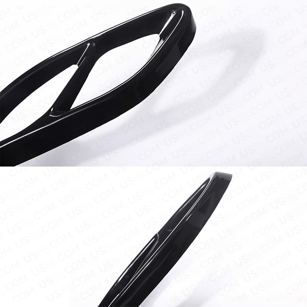 AMG Style Quad Exhaust Tips Tailpipe Cover Trim For A C E Class GLC CLA GLS GLE