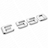 99-14 E 550 AMG Letter Emblem Trunk Logo Nameplate Badge Decorate Sport Chrome