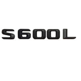 Matt Black 3D Letters Trunk Emblem Badge for Mercedes Benz W221 W222 S600 S600L