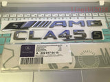 NEW "CLA45s + sAMG" High quality Rear Trunk Emblem Decal Badge FOR Mercedes Benz