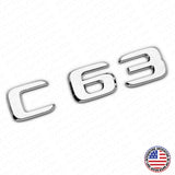17-21 C 63 AMG Emblem Trunk Lid Letter Logo Nameplate Badge Decorate OEM Chrome