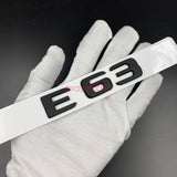 Gloss black " E63 AMG 6.3AMG" Letters Trunk Embl Badge Sticker for Mercedes Benz