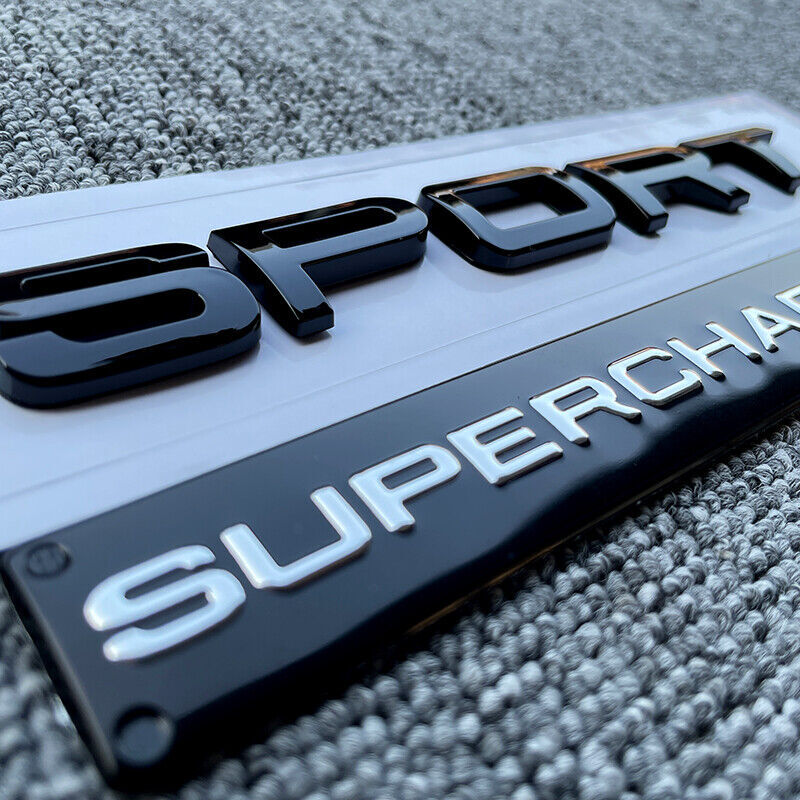 For Range Rover Land Rover Sport SUPERCHARGED Tailgate Rear Trunk Badge Emblem