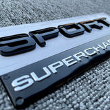 For Range Rover Land Rover Sport SUPERCHARGED Tailgate Rear Trunk Badge Emblem