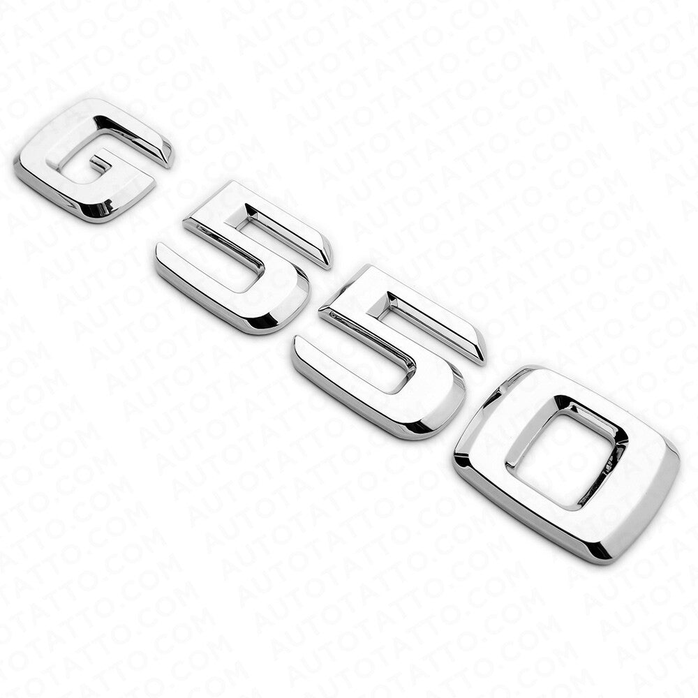 03-18 G 550 AMG Letter Emblem Trunk Logo Nameplate Badge Decorate Sport Chrome