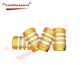 4Pcs Tire Valve Stem Car Caps Aluminum Alloy Dust Proof Airtight Air Caps Cover