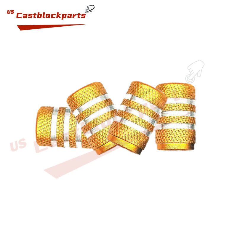 4Pcs Tire Valve Stem Car Caps Aluminum Alloy Dust Proof Airtight Air Caps Cover