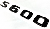 S600 BLACK FOR MERCEDES REAR TRUNK EMBLEM BADGE NAMEPLATE DECAL LETTER NUMBER