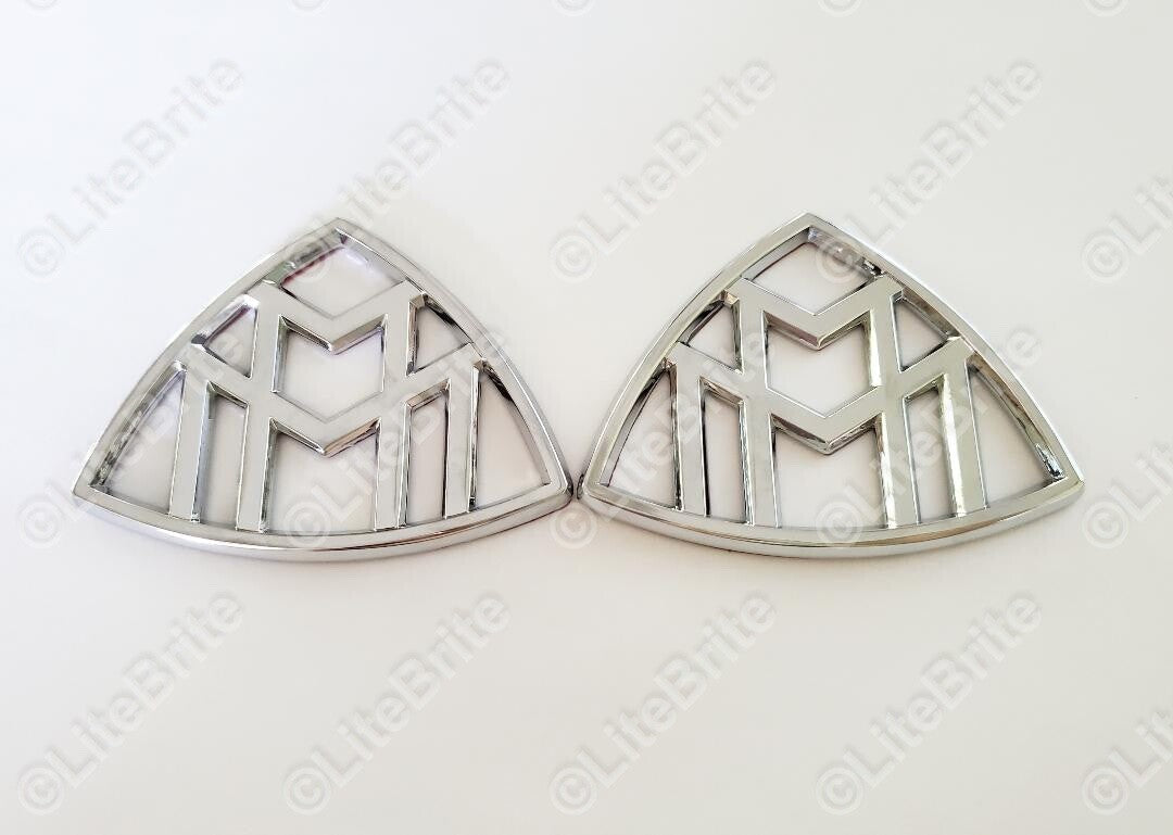 Silver Maybach Car Body Side Fender Decal Sticker For MercedesGLS S Class