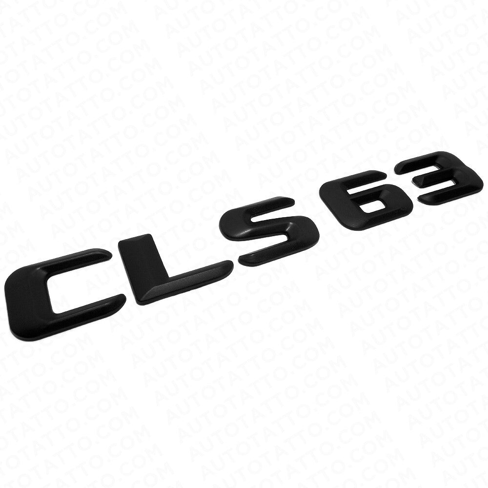 15-16 CLS 63 Emblem Trunk Lid Letter Nameplate Badge Decorate AMG Matte Black
