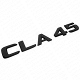 CLA 45 AMG 3D Emblem Trunk Lid Letter Logo Nameplate Badge Decorate Matte Black