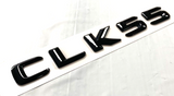 1PCS GLOSS BLACK CLK55 FOR MERCEDES CLK55 REAR TRUNK EMBLEM BADGE NAMEPLATE