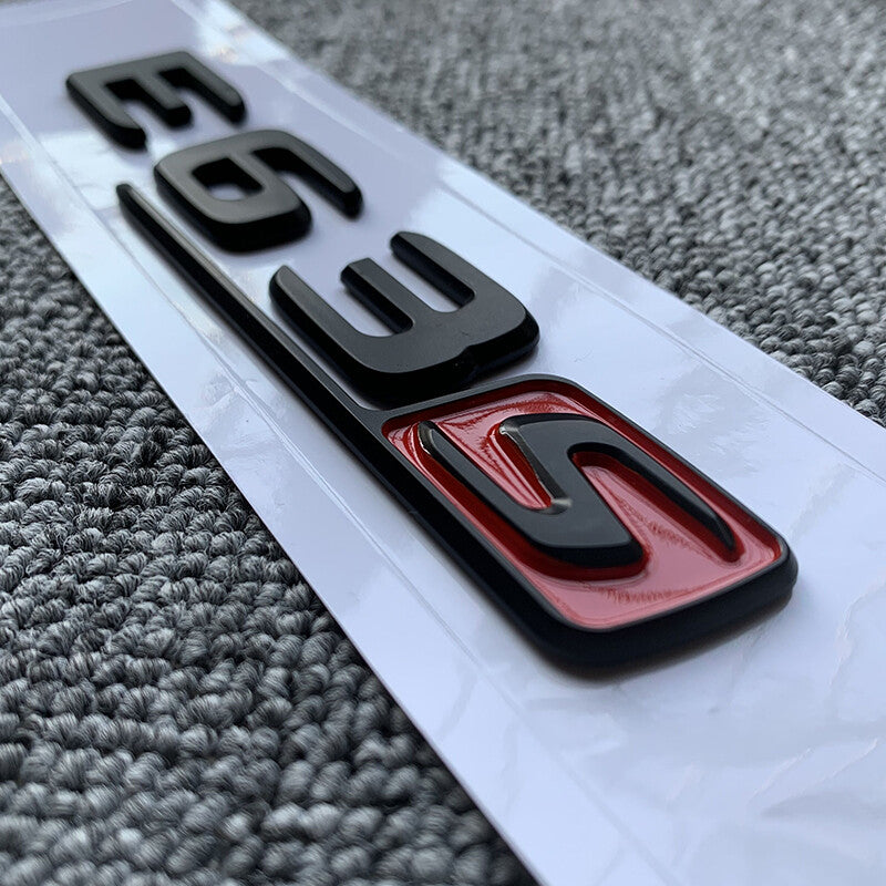 E63s Flat Letters Trunk Emblem Badge For Mercedes Benz E63 AMG S Sticker W213