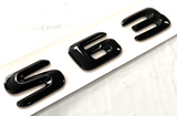 GLOSS BLACK S63 FOR MERCEDES S63 REAR TRUNK EMBLEM BADGE NAMEPLATE