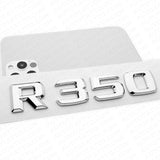 Benz R 350 AMG Letter 3D Emblem Trunk Logo Nameplate Badge Decorate Sport Chrome