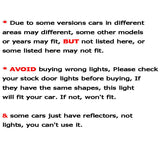 4Pcs LED Door Courtesy Projector Light For C Class W204 C300