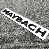 Glossy Black Maybach Number Trunk Letters Badge Emblems Sticker For MercedesBenz