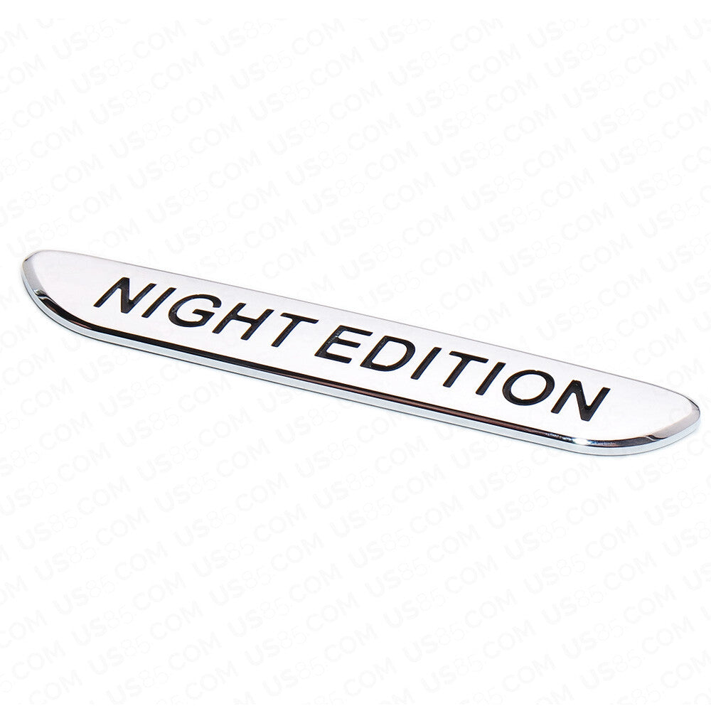 2pcs 3D Night Edition Fender Marker Car AMG Logo Badge Emblem Sport Decoration