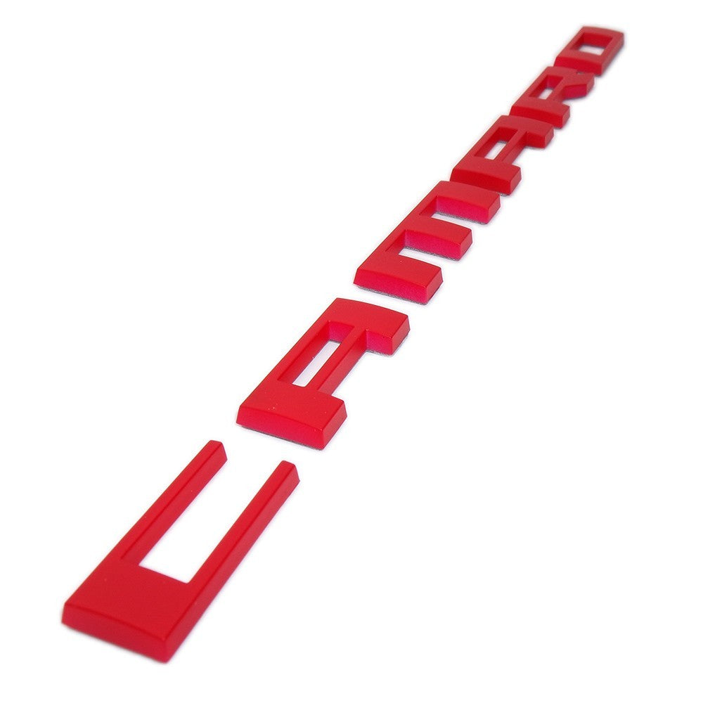 2pcs Camaro Emblem 2010-2015 Side Fender Badge Letter Nameplate Matte Red