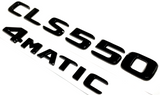 #2 BLACK CLS550 + 4MATIC REPLACEMENT FOR MERCEDES REAR TRUNK EMBLEM BADGE DECAL
