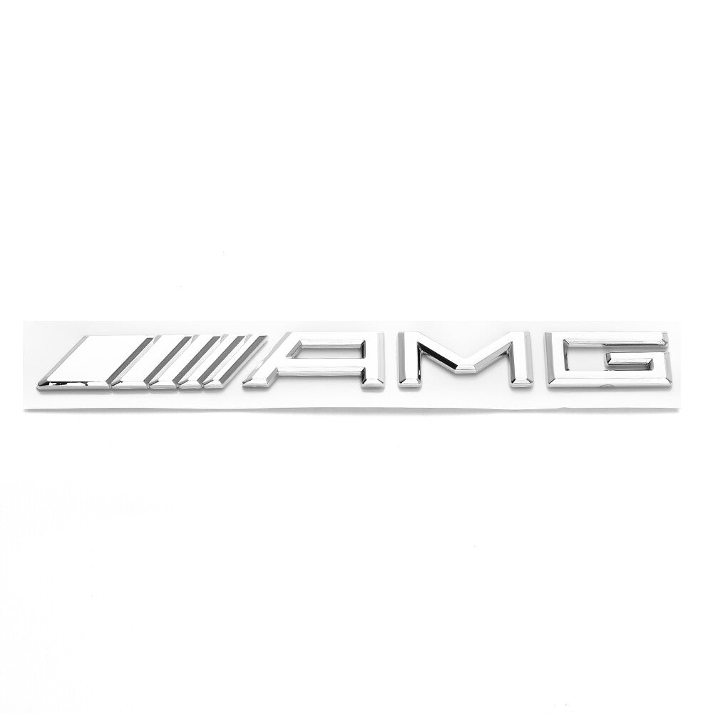 3D Emblem Rear Tailgate Trunk Lid Badge for AMG A C E S CL SL G Models Chrome