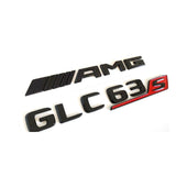 GLC63S SUV AMG V8 BITURBO 4MATIC+ Emblem Glossy Black Badge Mercedes X253 C253