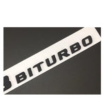Black S65L AMG V12 BITURBO Trunk Fender Letters Emblems Badges for Mercedes Benz