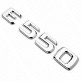 99-14 E 550 AMG Letter Emblem Trunk Logo Nameplate Badge Decorate Sport Chrome