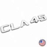CLA 45 AMG 3D Emblem Trunk Lid Letter Logo Nameplate Badge Decorate OEM Chrome