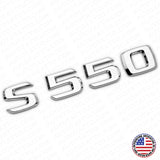01-14 S 550 AMG Letter Emblem Trunk Logo Nameplate Badge Decorate Sport Chrome