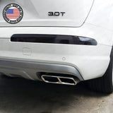 For 17-20 Q7 4M Audi Sport Polished Stainless Quad Exhaust Tips Muffler Cover