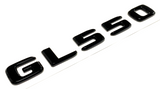 GLOSS BLACK GL550 FOR MERCEDES REAR TRUNK EMBLEM BADGE NAMEPLATE DECAL LETTERS