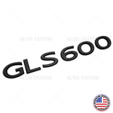 Mercedes-Maybach GLS 600 SUV AMG Emblem Liftgate Nameplate Badge Matte Black