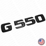 03-18 G550 AMG Letter Emblem Rear Door Body Logo Nameplate Badge Decorate Black
