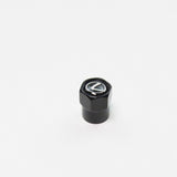 Compatible with Lexus 4Pcs Tire Valve Stem Caps Anodized Aluminum Set - Black