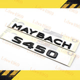 For S-Class W222 S450 Maybach Glossy Black Rear Trunk Emblem Decal Badge Sticker