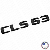 15-16 CLS 63 Emblem Trunk Lid Letter Nameplate Badge Decorate AMG Gloss Black