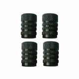 4x Aluminium Car Wheel Tyre Valve Stem Air Dust Cover Screw Caps Car Accessories
